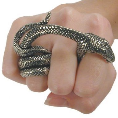 Gothic Snake Ring