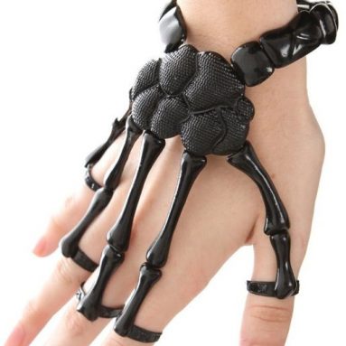 Skeleton Hand Ring Stretch Bracelet