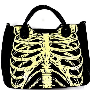 Glow in the Dark Skeleton Shoulder Bag