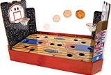 Bas Ket Wooden Nostalgic Table Top Basketball Game