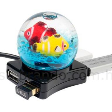 Crystal Ball USB 4-Port Hub
