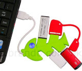 USB Fishbones 4-Port Hub