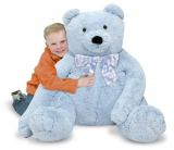 Jumbo Blue Teddy Bear