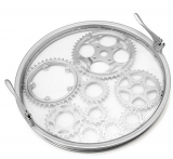 upcycled bike part serving tray