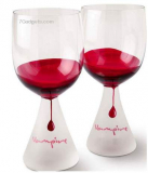 Vampire wine glasses set