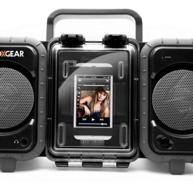 Rugged and Waterproof Stereo Boombox