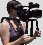 Video Camera Shoulder Support and Stabilizer