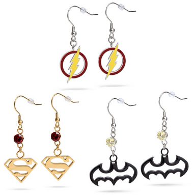 Superhero Dangle Earrings