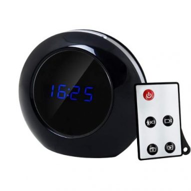 Remote Control Mirror Alarm Clock DVR