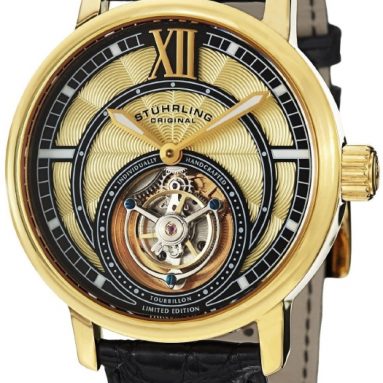 Stuhrling Original Men’s Gold-Tone Watch