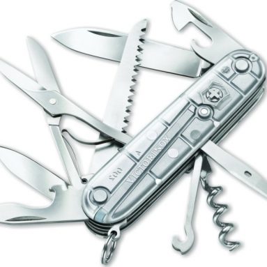 Victorinox Silver Tech Huntsman Pocket Knife