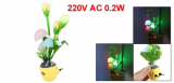 Colors Mushroom Flower Structure LED Changing Light Night Lamp