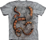 Boa Constrictor Snake Men’s Grey Tee