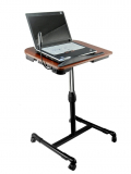 Adjustable Wooden Laptop Desk with Built in Cooling Fan