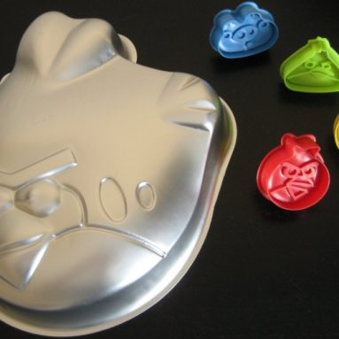 Angry Cake Pan Birds Birthday Cake Pan Mold and Cookie Cutter Set