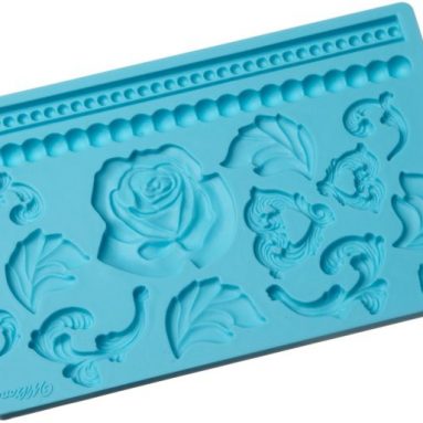 Fondant and Gum Paste Silicone Mold Baroque