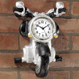 3D Motorcycle Wall Clock