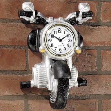 3D Motorcycle Wall Clock