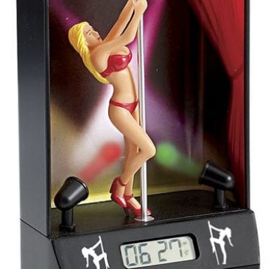 Pole Dancer Alarm Clock