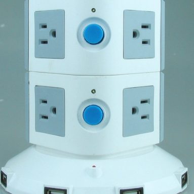 Wall mount Home Office Surge Protector USB hub 2.0 charger ports