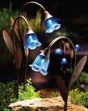 Blue Bell Stake Solar Lawn Lights