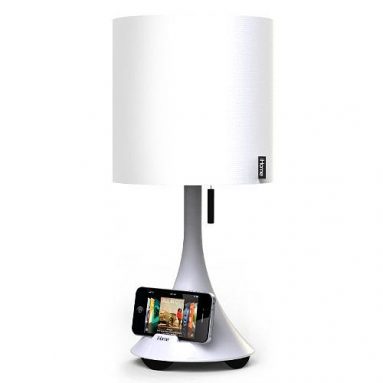 White Table Light Speaker