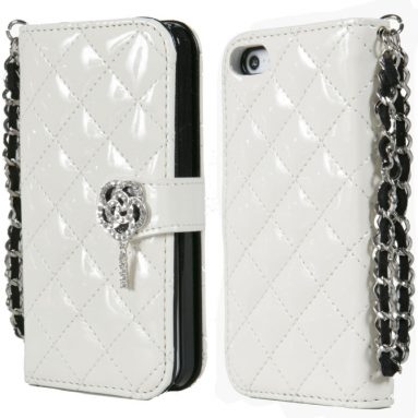 Diamond Quilted Fashion Wallet Case for iPhone 5