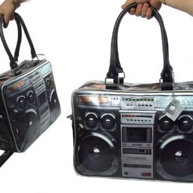 Ghetto Blaster Weekend Bag with Photo Print