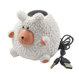 Sheep PC Laptop MP3 MP4 Color Changing Lamp Mini Speaker