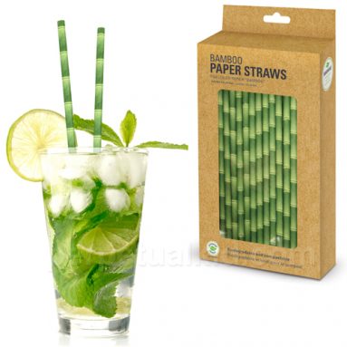 BAMBOO TIKI PAPER STRAWS