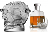 Glass Skull Ice Bucket