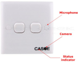 Motion Activated Wall Switch Spy Camera