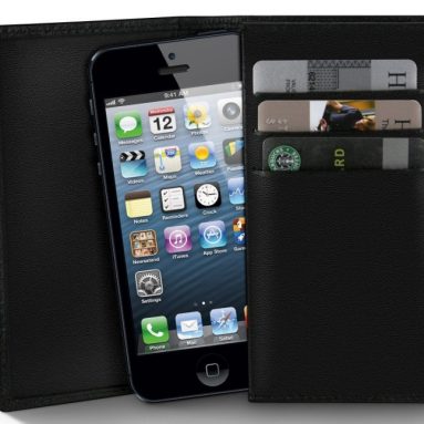 MiniSuit Apple iPhone 5 leather wallet