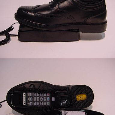 Shoe Custom Corded Telephone