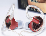 Earbud Headphones with Titanium-Plated Diaphragm Single Dynamic Driver