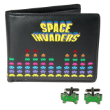 Space Invaders Wallet & Cufflinks Set