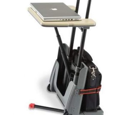 The Rolling Luggage Cart And Desk