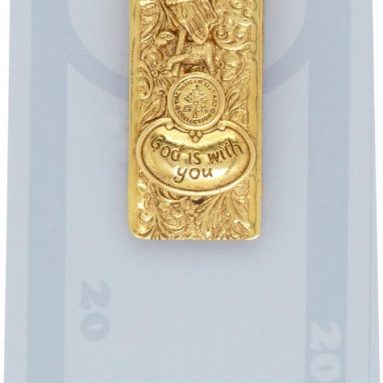 The Vatican Library Collection Lamb of God Gold Tone Money Clip