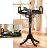Wine Glass Tray Table