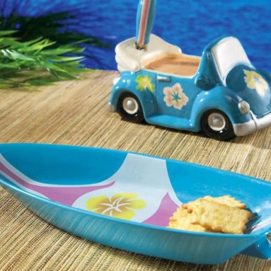 Ceramic Surfboard Serving Dish Party Platter