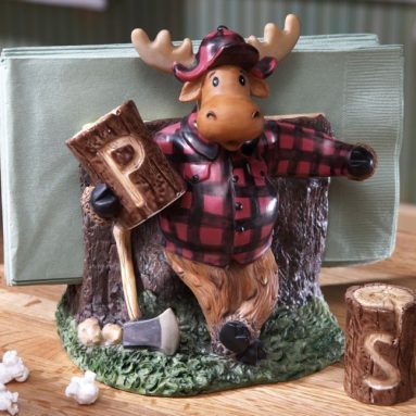 Lumber Jack Moose Northwoods Salt & Pepper Shaker Set