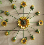 Sunflower Art Decorative Wall Clock