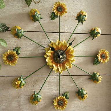 Sunflower Art Decorative Wall Clock