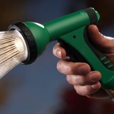 Flashlight Hose Nozzle With Led Sprayer Light