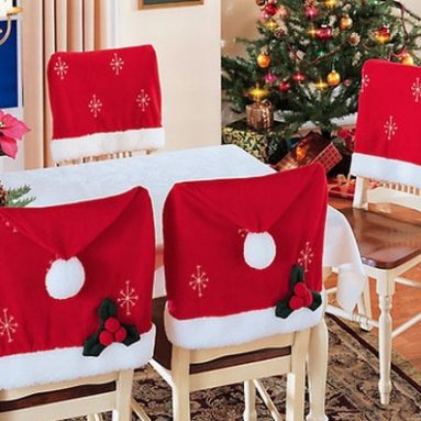 Santa Chair Cover Set