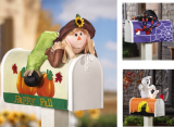 Fall & Halloween Decorative Stuffable Mailbox Cover