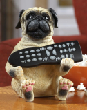 Pug & Dachsund Dog Tv Remote Control Holder