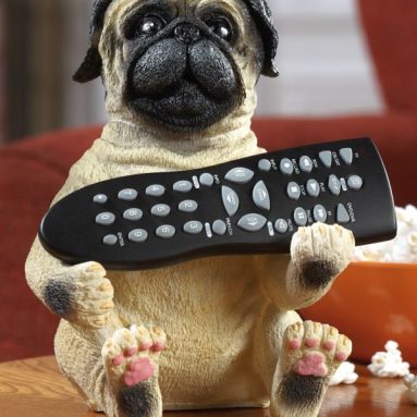 Pug & Dachsund Dog Tv Remote Control Holder