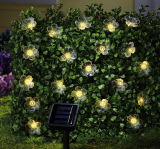 Solar Flower Outdoor Garden String Lights