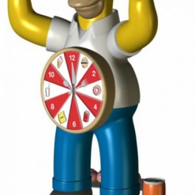 Homer Simpson Singing Alarm Clock